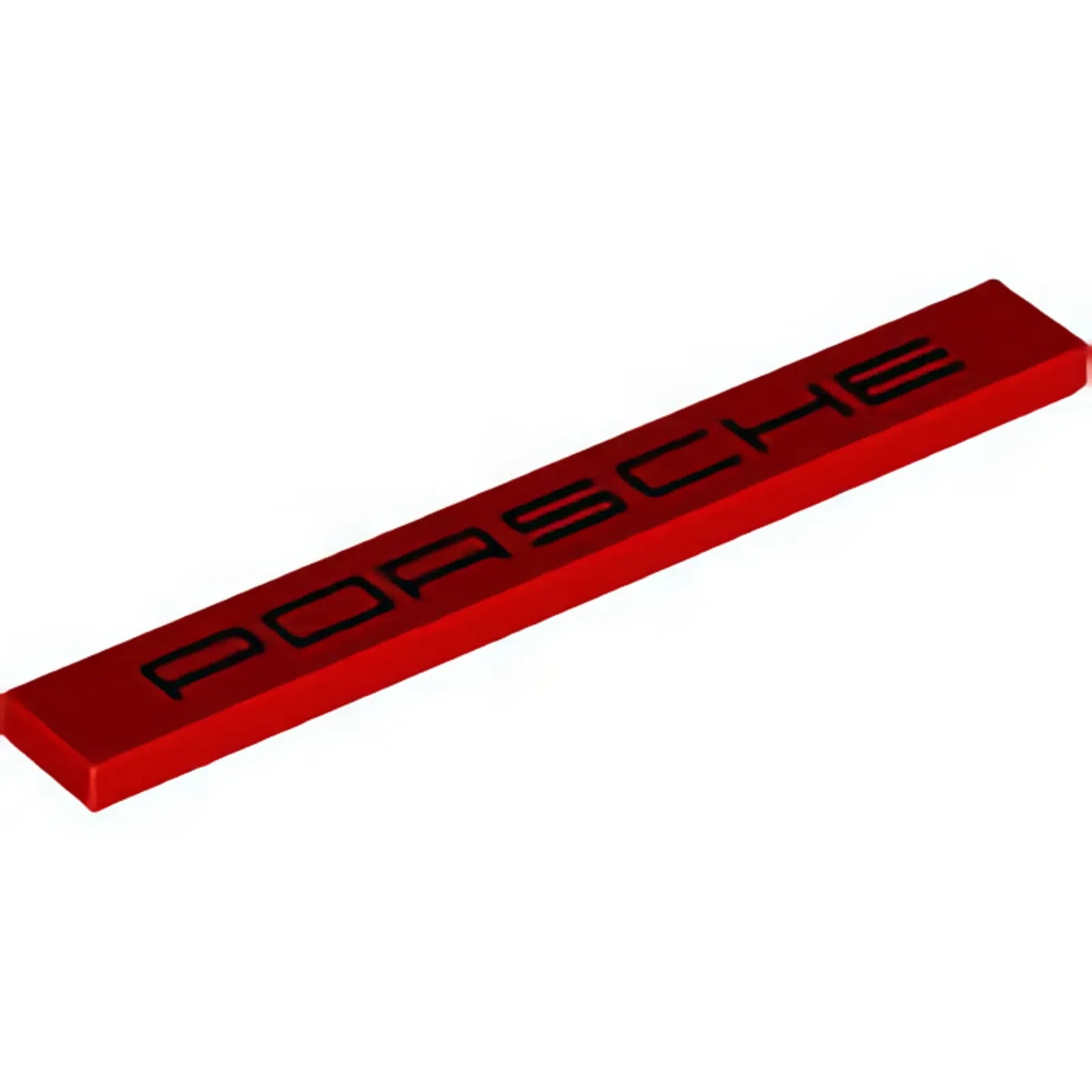 Part 4162pb240 - Tile 1 x 8 with Black 'PORSCHE' Pattern