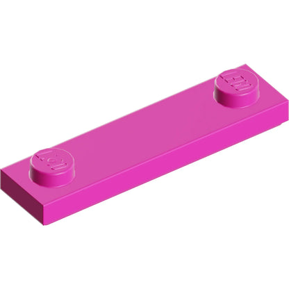 Part 41740 - Plate, Modified 1 x 4 with 2 Studs with Groove