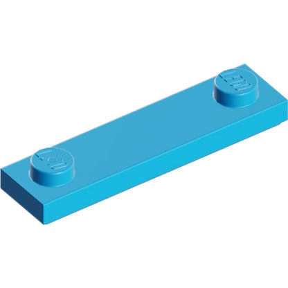 Part 41740 - Plate, Modified 1 x 4 with 2 Studs with Groove