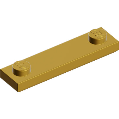 Part 41740 - Plate, Modified 1 x 4 with 2 Studs with Groove