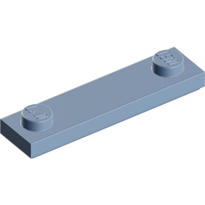 Teil 41740 - Platte, modifiziert 1 x 4 mit 2 Bolzen mit Nut