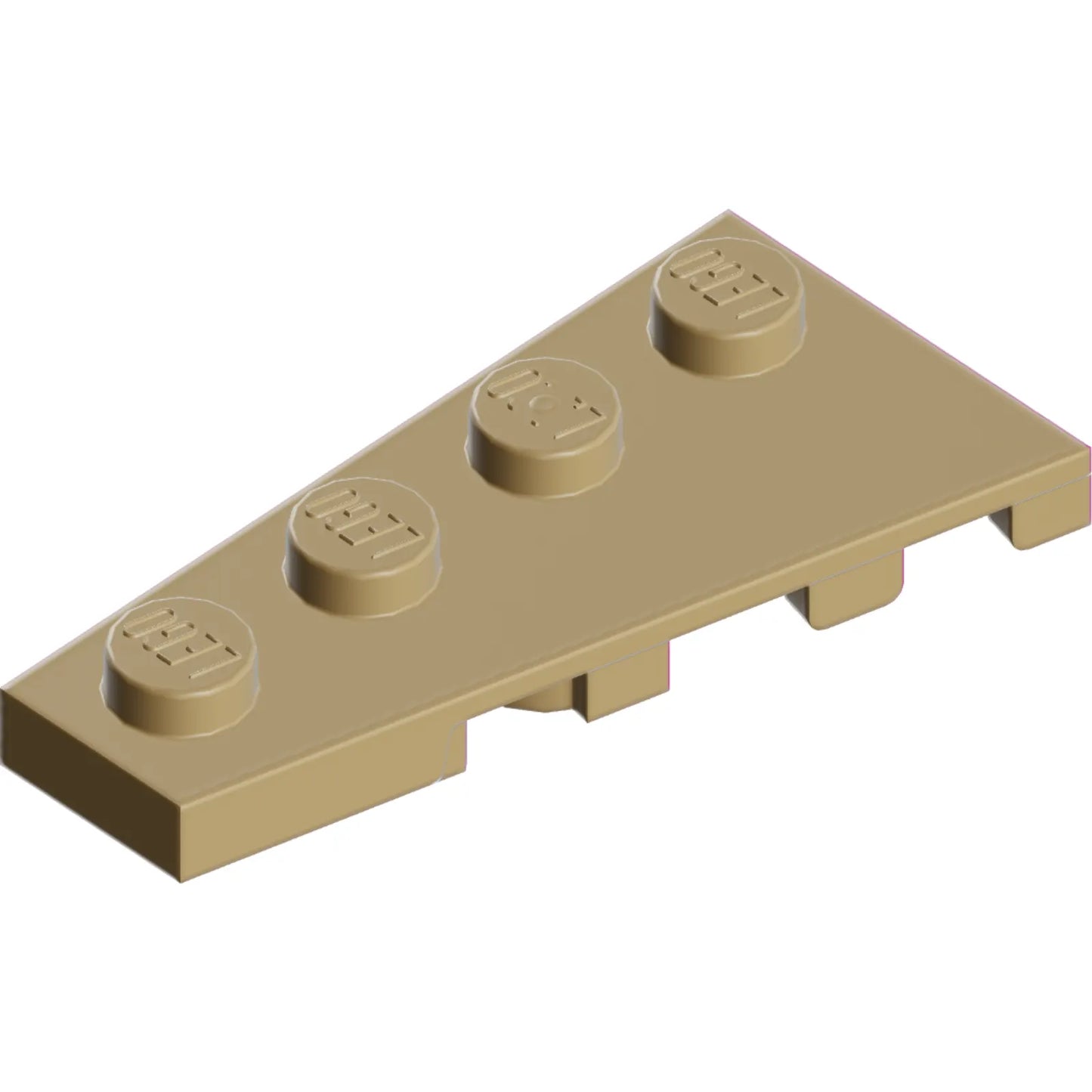 Teil 41770 - Keil, Platte 4 x 2 Links