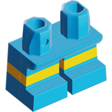 Part 41879pb001 - Legs Short with Molded Horizontal Yellow Stripes  Pattern