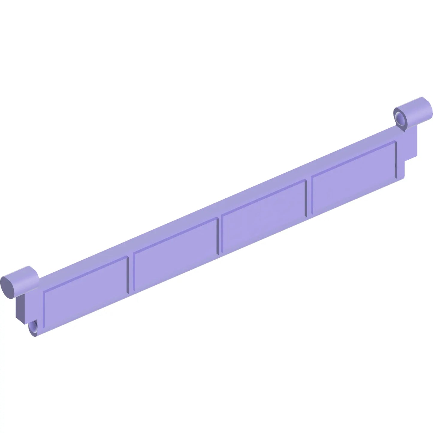 Part 4218 - Garage Roller Door Section without Handle