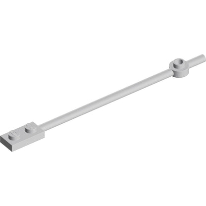 Part 42445 - Bar  12L with 1 x 2 Plate End Solid Studs and 1 x 1 Round Plate End