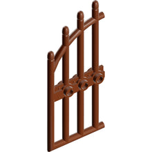Part 42448 - Door 1 x 4 x 9 Arched Gate with Bars and Three Studs