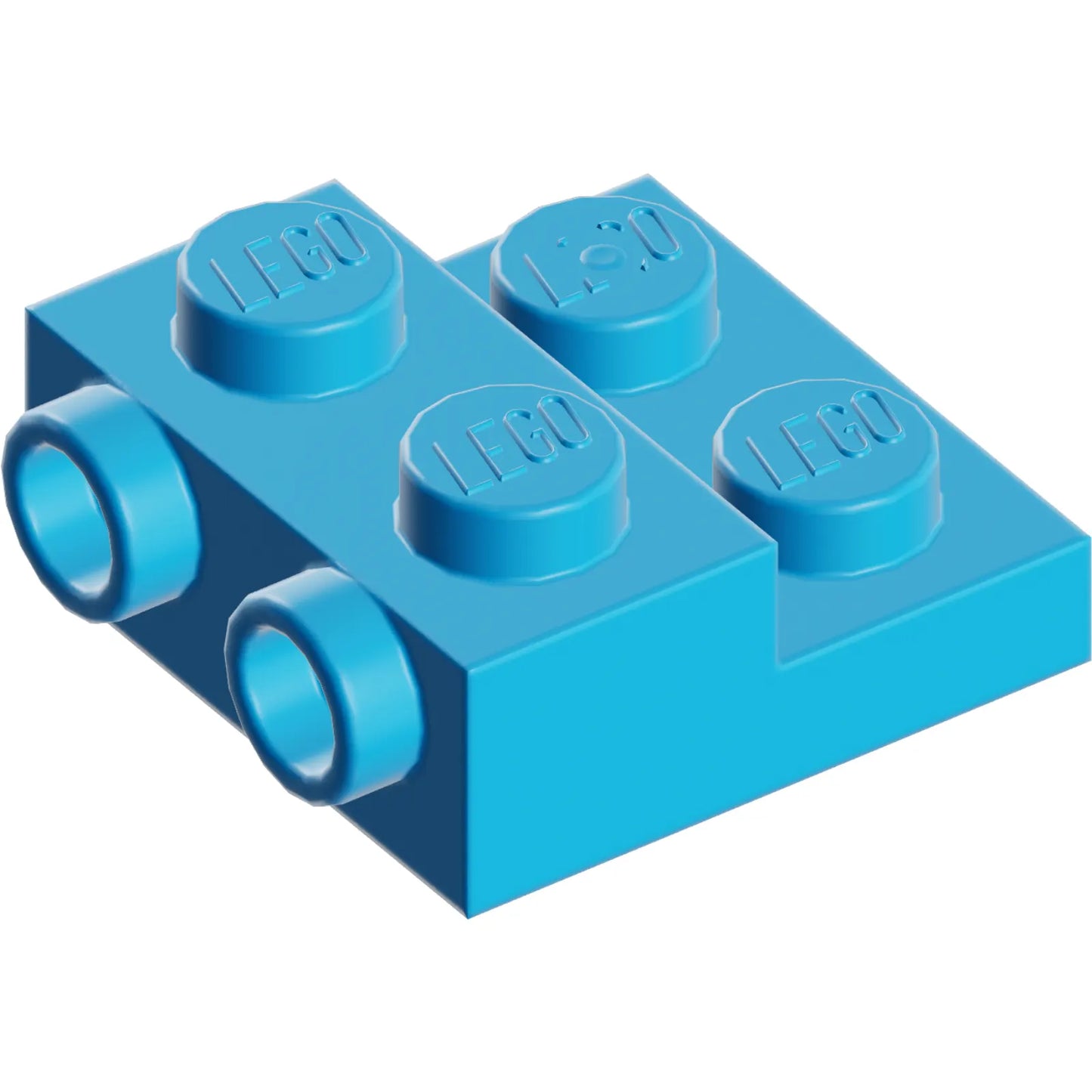 Teil 4304 - Platte, modifiziert 2 x 2 x 2/3 mit 2 Bolzen an der Seite - Hohlbodenrohr