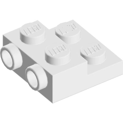 Teil 4304 - Platte, modifiziert 2 x 2 x 2/3 mit 2 Bolzen an der Seite - Hohlbodenrohr