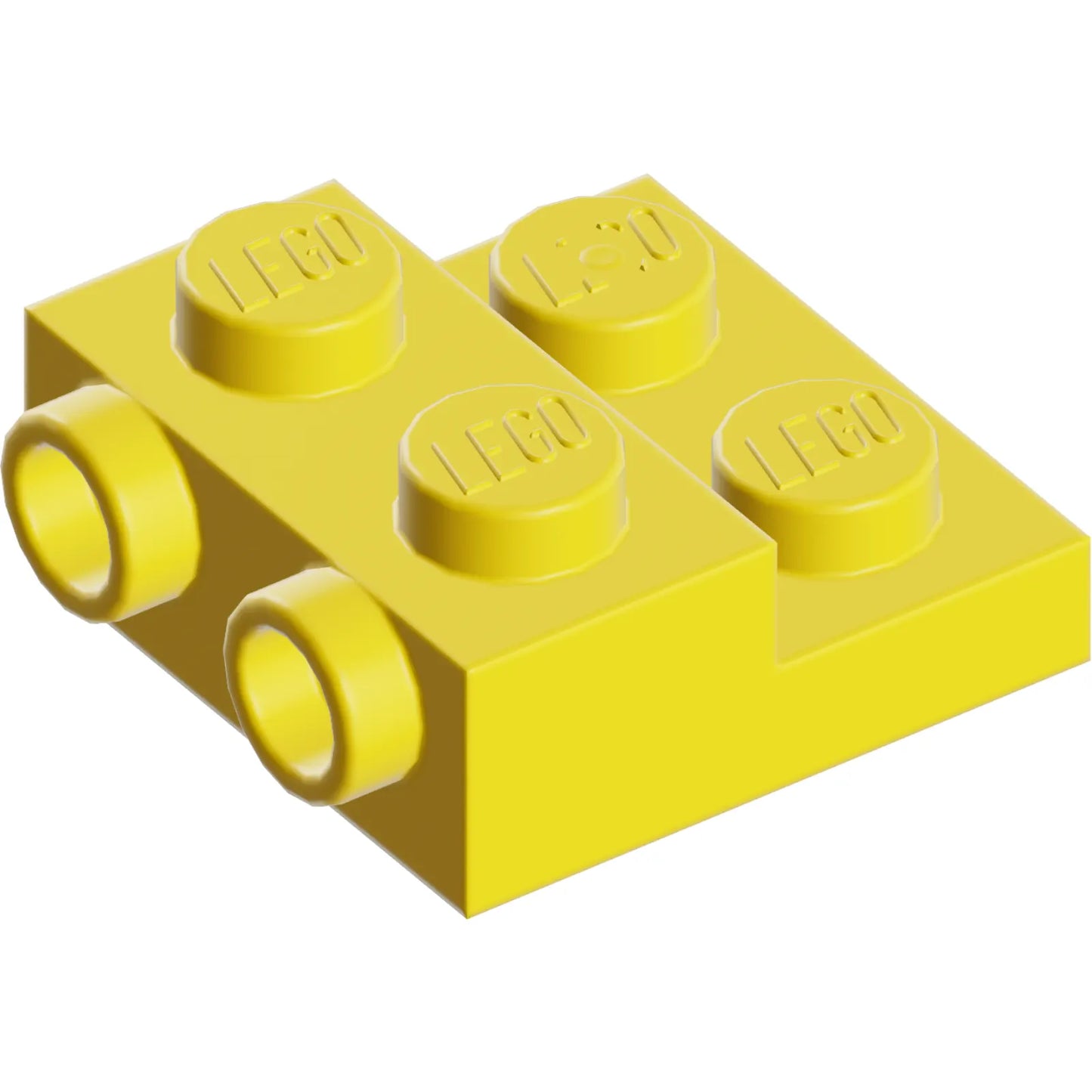 Teil 4304 - Platte, modifiziert 2 x 2 x 2/3 mit 2 Bolzen an der Seite - Hohlbodenrohr