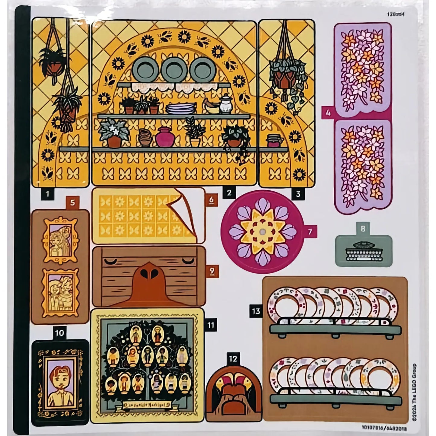 Part 43245stk01 - Sticker Sheet for Set 43245, Sheet 1 - (10107816/6482018)