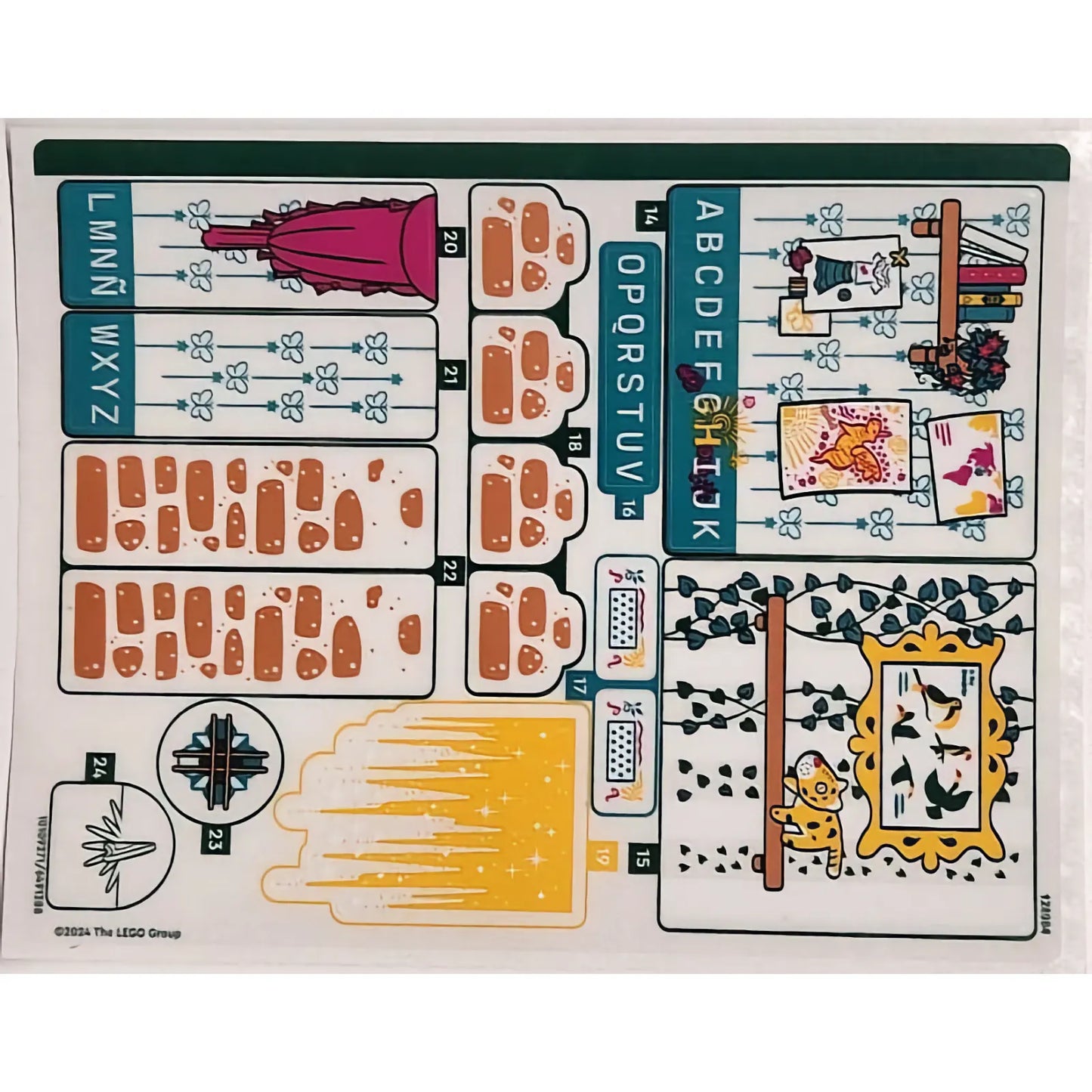 Part 43245stk02 - Sticker Sheet for Set 43245, Sheet 2 - (10109271/6491288)