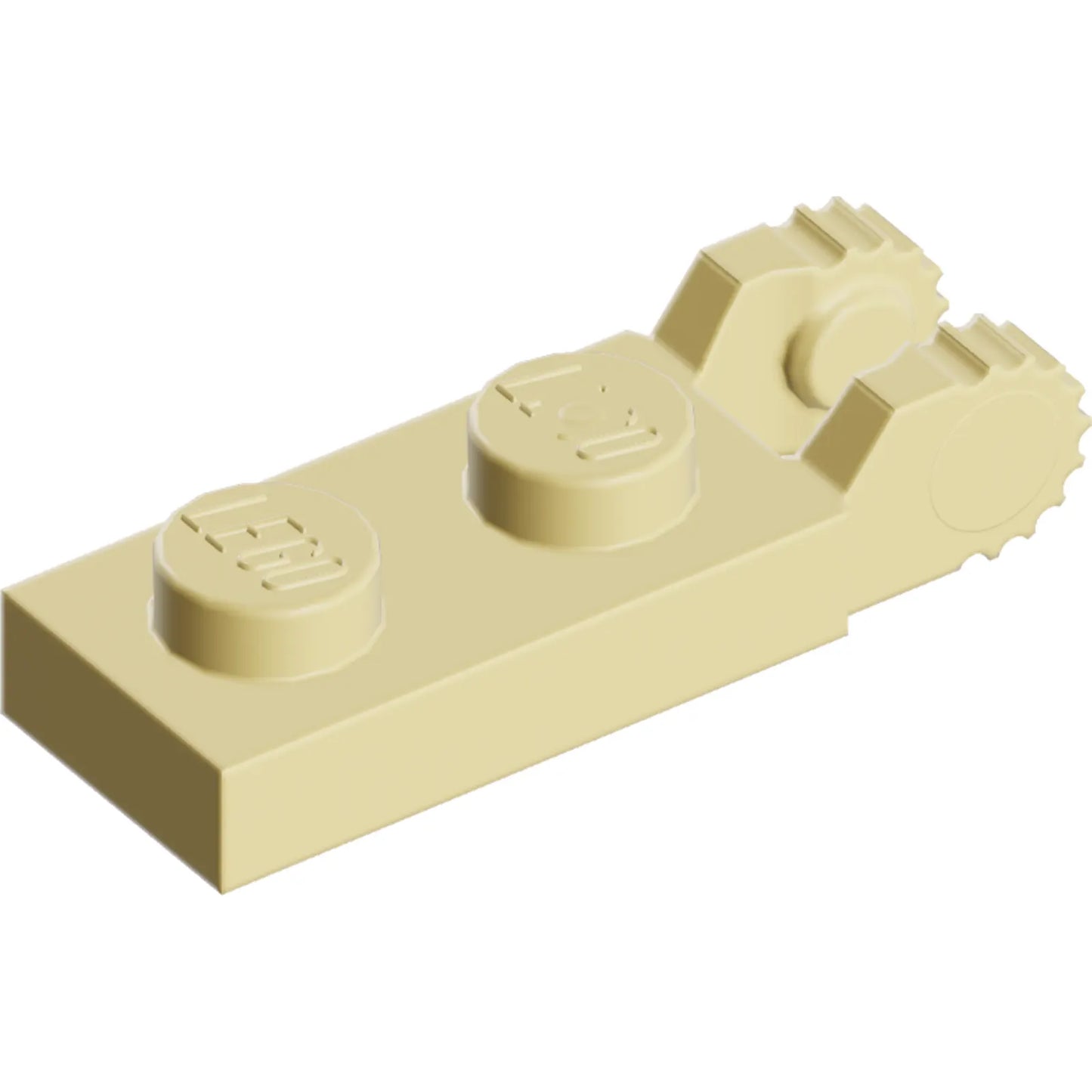 Part 44302 - Hinge Plate 1 x 2 Locking with 2 Fingers on End (Undetermined Type)