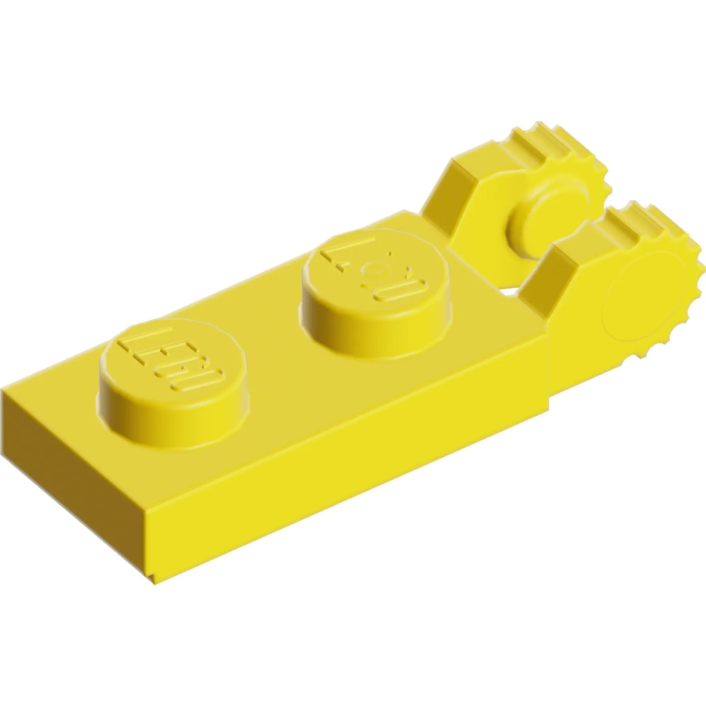 Part 44302 - Hinge Plate 1 x 2 Locking with 2 Fingers on End (Undetermined Type)