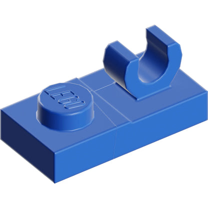 Part 44861 - Plate, Modified 1 x 2 with Open O Clip on Top