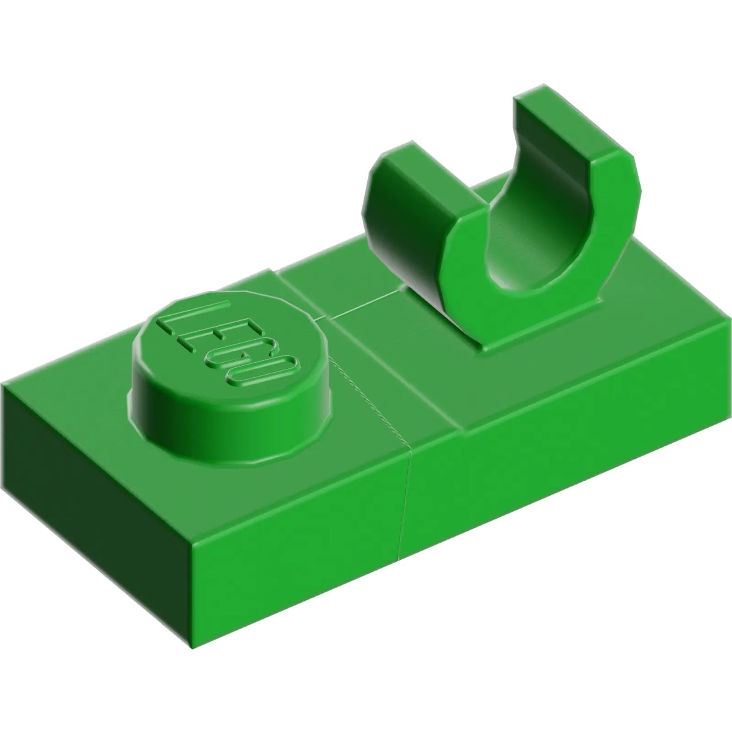 Part 44861 - Plate, Modified 1 x 2 with Open O Clip on Top