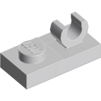 Part 44861 - Plate, Modified 1 x 2 with Open O Clip on Top