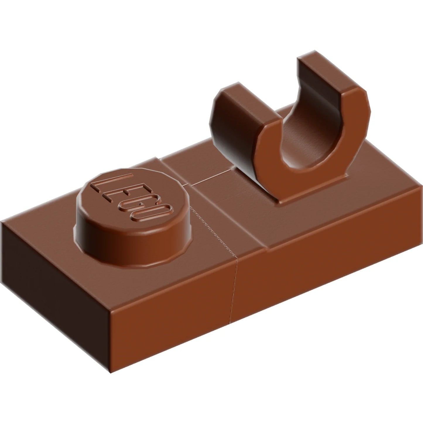 Teil 44861 - Platte, modifiziert 1 x 2 mit offenem O-Clip oben
