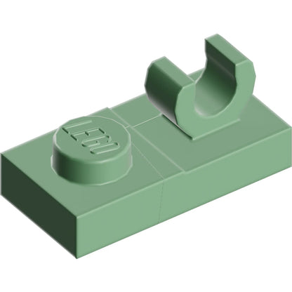 Part 44861 - Plate, Modified 1 x 2 with Open O Clip on Top