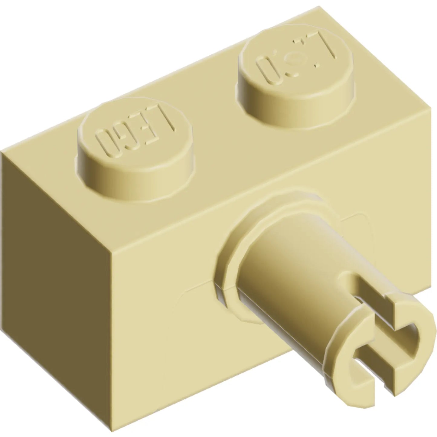 Teil 44865 - Stein, modifiziert 1 x 2 mit Stift und unterem Bolzenhalter