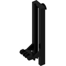 Part 4518c - Vehicle, Forklift Wide 1 x 2 Hinge Plate Locking Dual 2 Fingers with Rubber Belt Holder