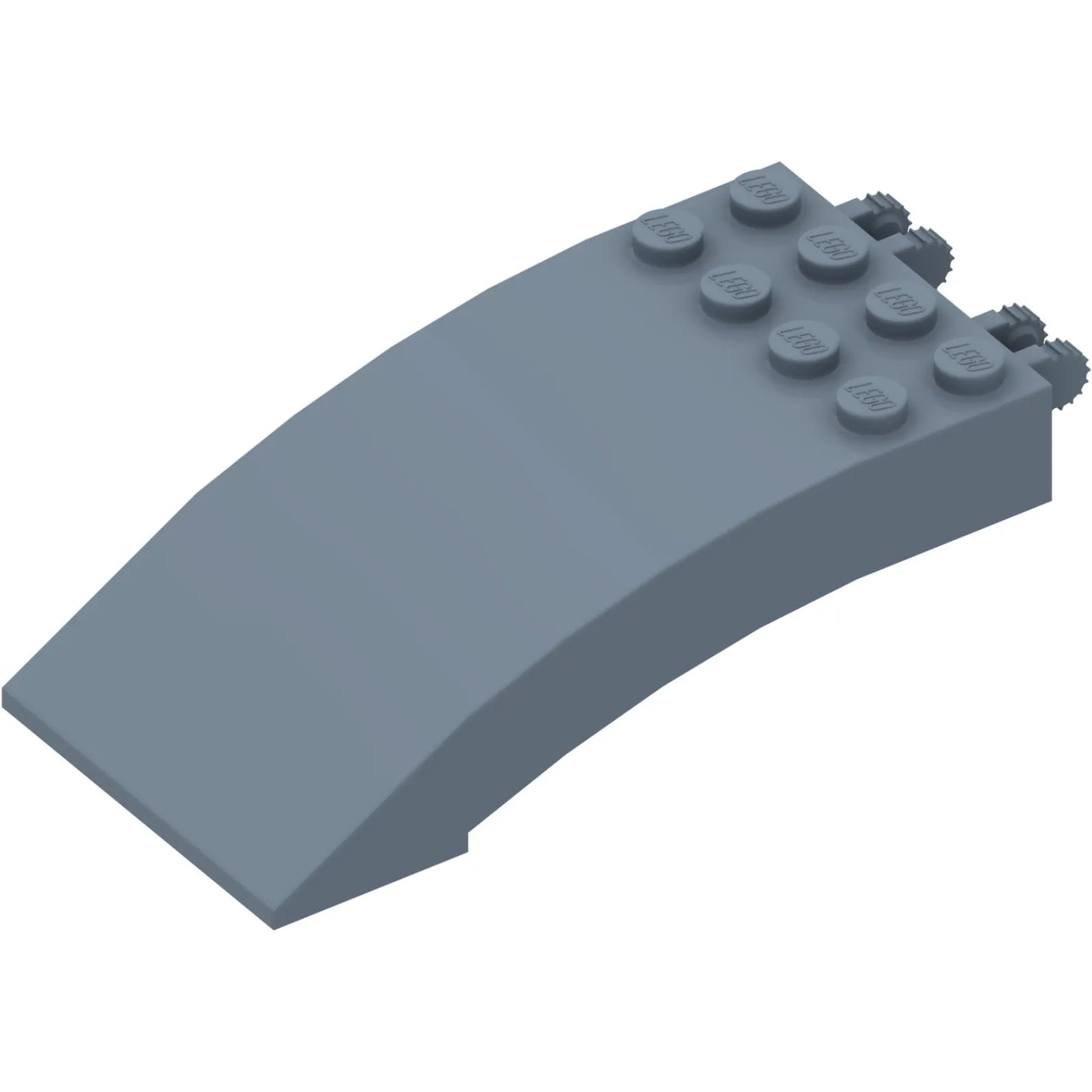 Part 46413 - Windscreen 8 x 4 x 2 Curved with Locking Dual 2 Fingers