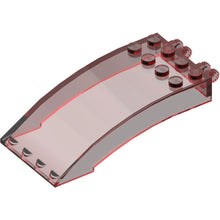 Part 46413 - Windscreen 8 x 4 x 2 Curved with Locking Dual 2 Fingers
