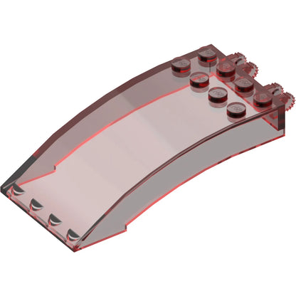 Part 46413 - Windscreen 8 x 4 x 2 Curved with Locking Dual 2 Fingers