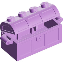 Part 4738ac01 - Container, Treasure Chest with Slots in Back and (Same Color) Thick Hinge Curved Lid (4738a / 4739a)