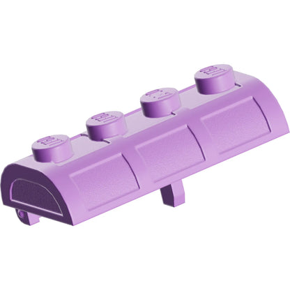 Part 4739a - Container, Treasure Chest Lid Curved with Thick Hinge