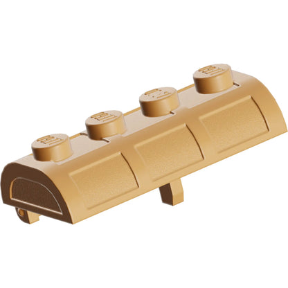 Part 4739a - Container, Treasure Chest Lid Curved with Thick Hinge