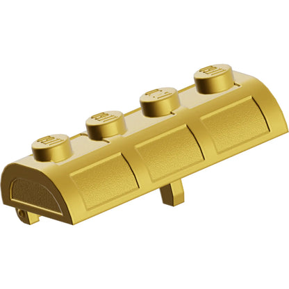 Part 4739a - Container, Treasure Chest Lid Curved with Thick Hinge