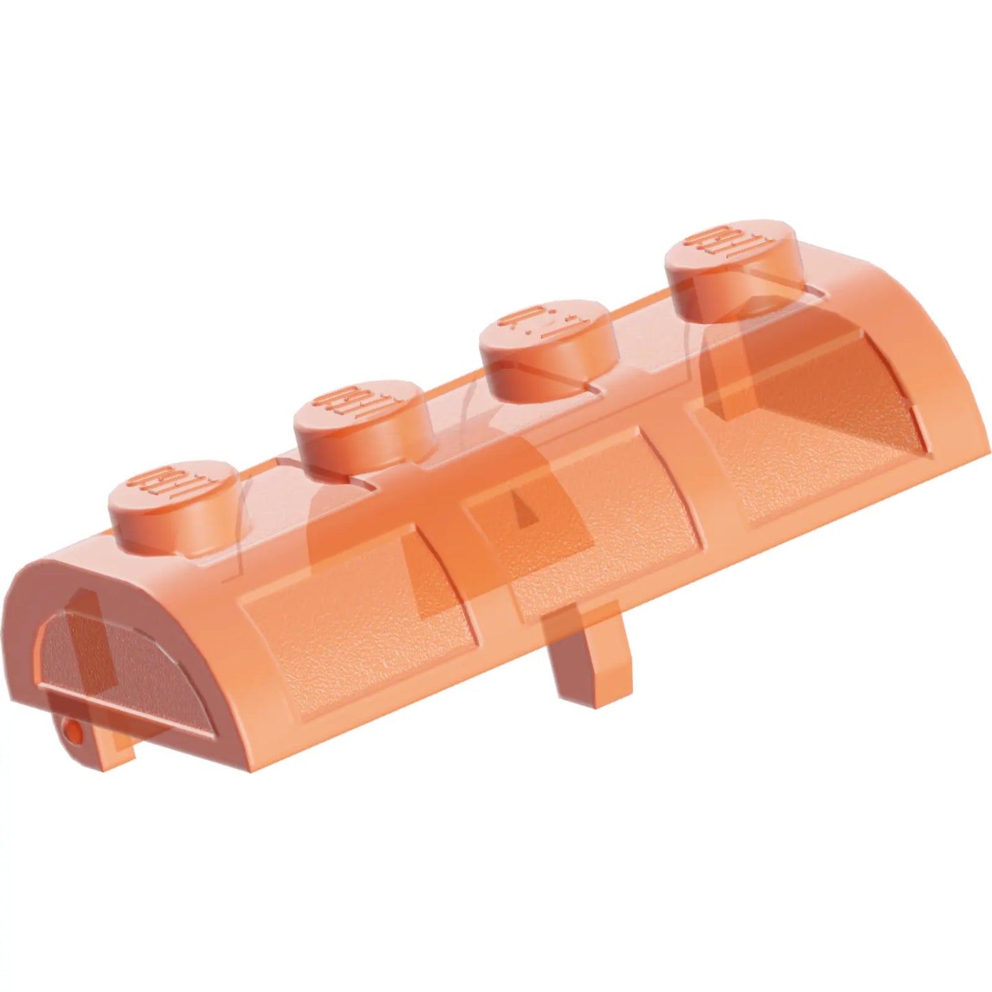 Part 4739a - Container, Treasure Chest Lid Curved with Thick Hinge
