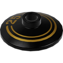 Part 4740pb024 - Dish 2 x 2 Inverted (Radar) with Gold Circles and Number 25 Pattern