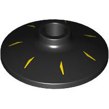 Part 4740pb033 - Dish 2 x 2 Inverted (Radar) with 7 Yellow Radial Marks Pattern