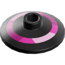Part 4740pb034 - Dish 2 x 2 Inverted (Radar) with Bright Pink, Dark Pink, and Magenta Ring Pattern