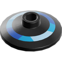 Part 4740pb035 - Dish 2 x 2 Inverted (Radar) with Blue, Medium Azure, and Bright Light Blue Ring Pattern