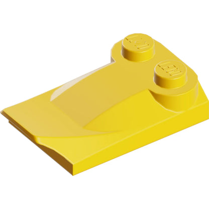 Part 47456 - Slope, Curved 3 x 2 x 2/3 with 2 Studs, Wing End