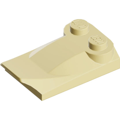 Part 47456 - Slope, Curved 3 x 2 x 2/3 with 2 Studs, Wing End