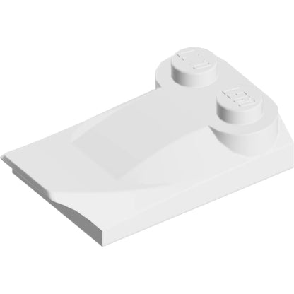 Part 47456 - Slope, Curved 3 x 2 x 2/3 with 2 Studs, Wing End