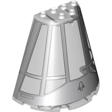Part 47543pb05 - Cone Half 8 x 4 x 6 with Millennium Falcon Cockpit Pattern 2