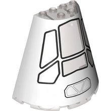 Part 47543pb09 - Cone Half 8 x 4 x 6 with Rocket Cockpit Pattern