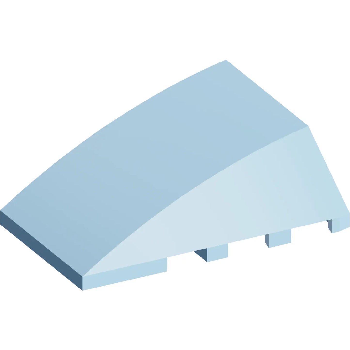 Part 47753 - Wedge 4 x 4 Triple Curved No Studs