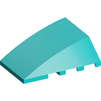 Part 47753 - Wedge 4 x 4 Triple Curved No Studs