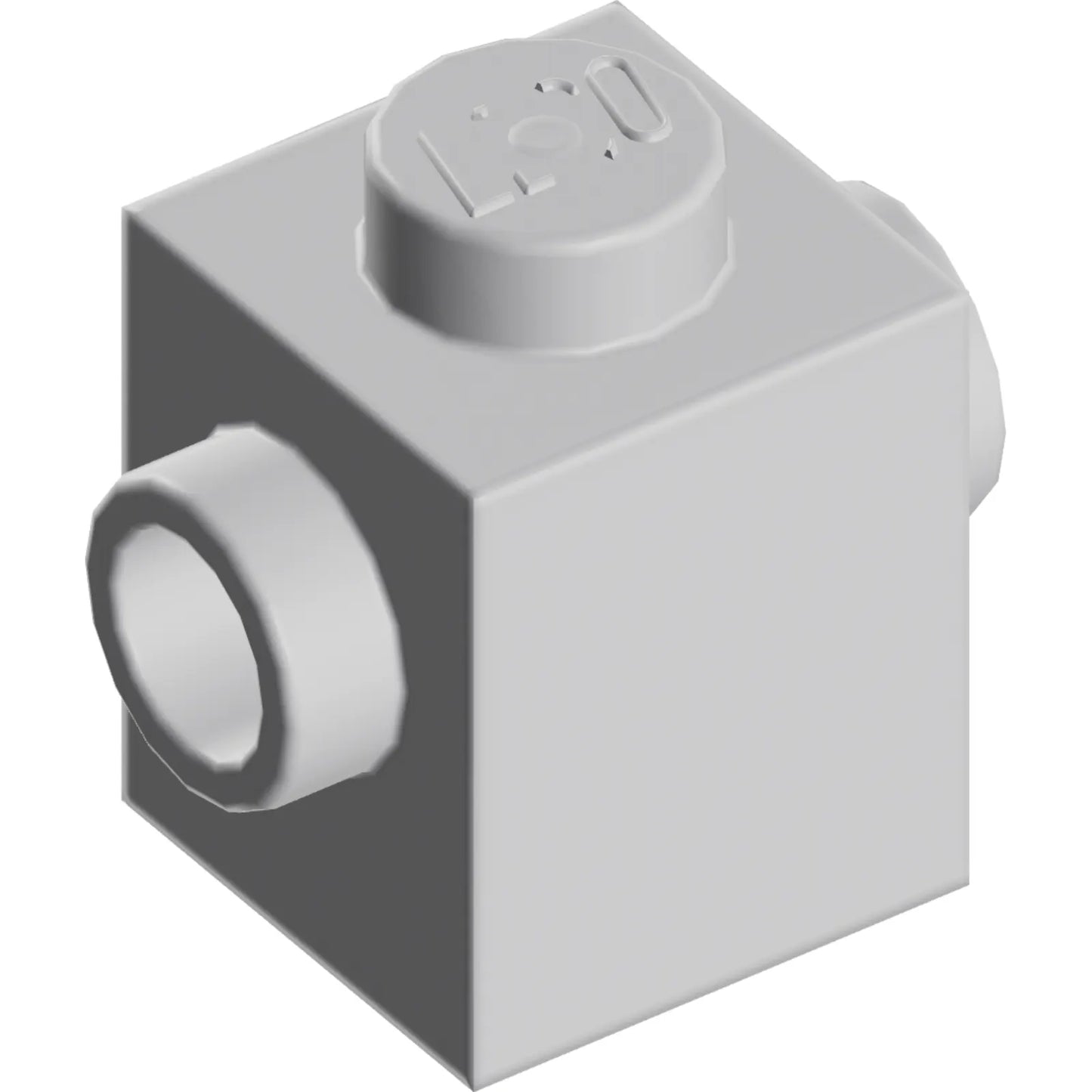 Teil 47905 - Stein, modifiziert 1 x 1 mit Noppen auf 2 Seiten, gegenüber