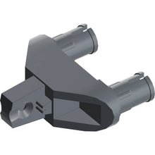 Part 47973 - Hinge 1 x 3 with Two Pins, Locking 1 Finger - Round Pin Holes