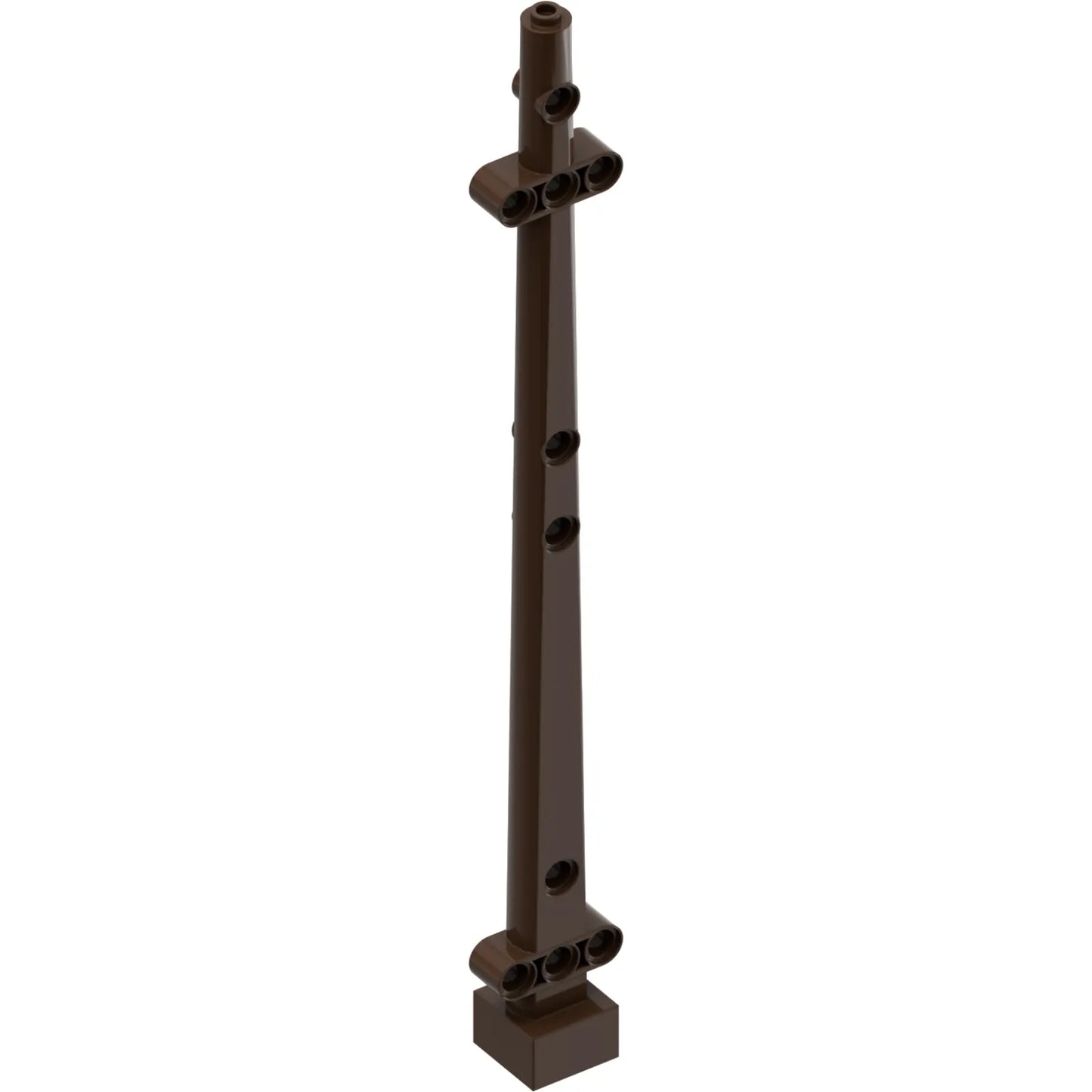 Part 48002a - Boat, Mast 2 x 2 x 20 with Holes and Axle Hole (x Shape / + Orientation)