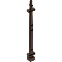 Part 48002a - Boat, Mast 2 x 2 x 20 with Holes and Axle Hole (x Shape / + Orientation)
