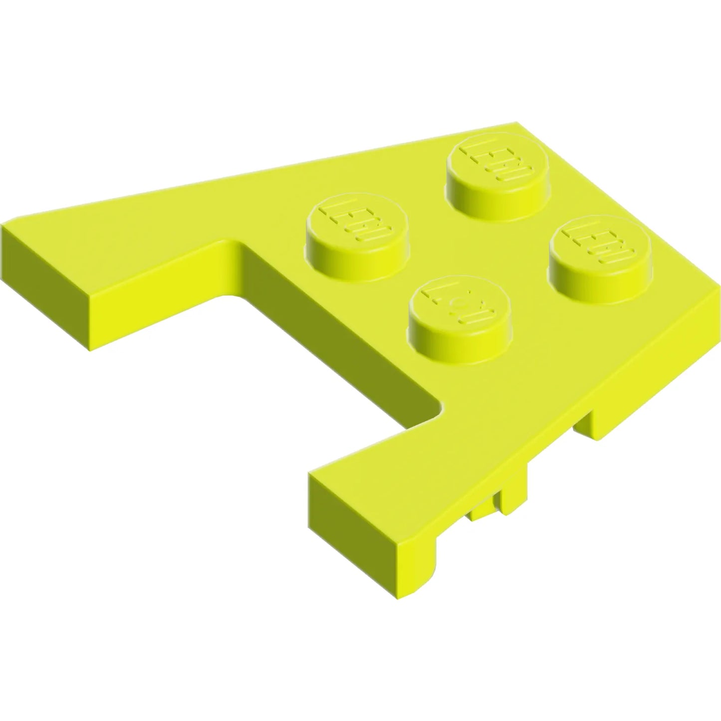 Teil 48183 - Keil, Platte 3 x 4 mit Bolzenkerben