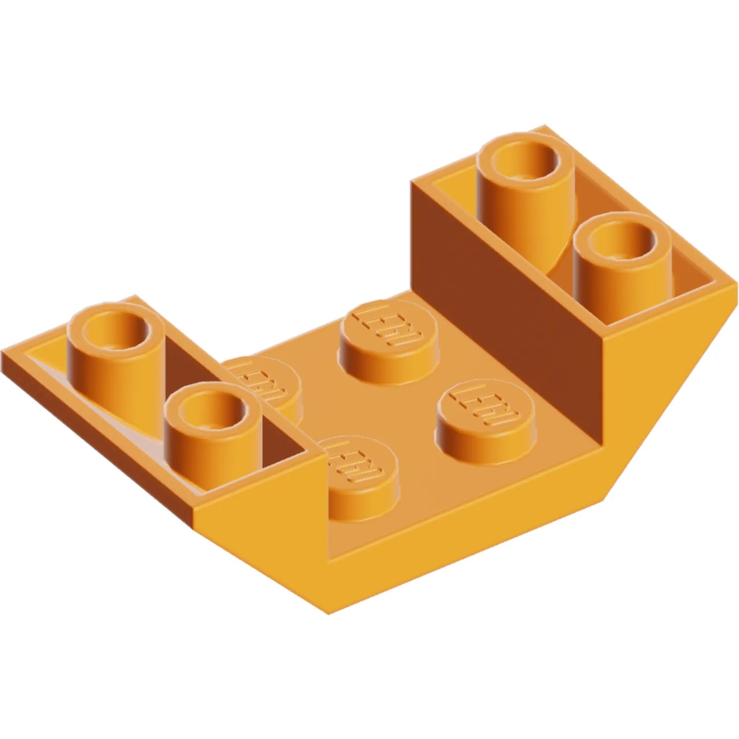 Part 4871 - Slope, Inverted 45 4 x 2 Double with 2 x 2 Cutout