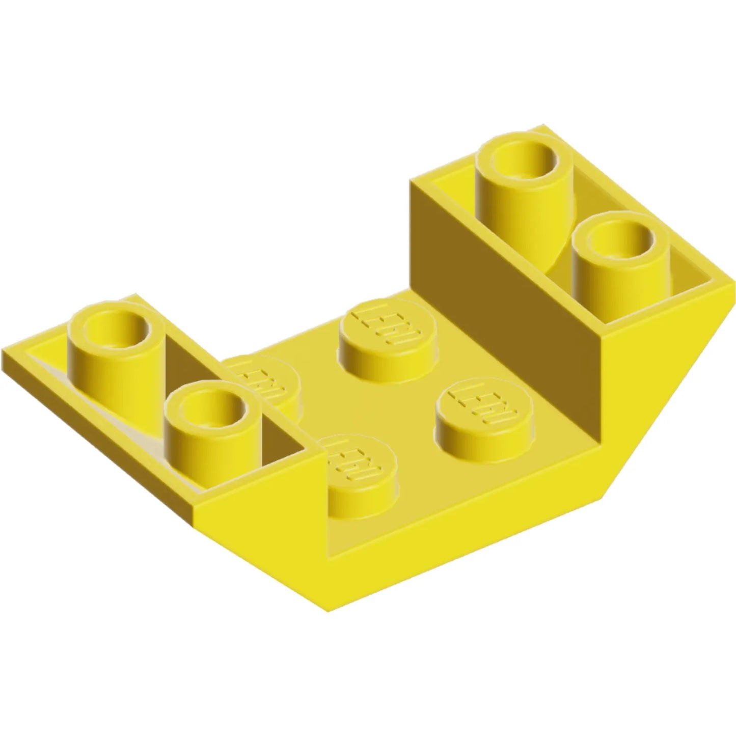 Part 4871 - Slope, Inverted 45 4 x 2 Double with 2 x 2 Cutout